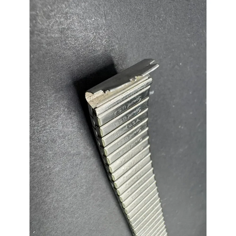 Vintage Speidel USA Made Stainless Steel Expansion Watch Band 5